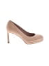 Stuart Weitzman 100% Leather Tan Heels Size 5 - photo 1