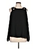 Naked Zebra 100% Polyester Black Sleeveless Blouse Size L - photo 1