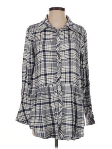 Tolani Long Sleeve Button-Down Shirt (view 1)