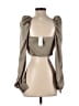 Mable 100% Polyester Gray 3/4 Sleeve Blouse Size M - photo 2
