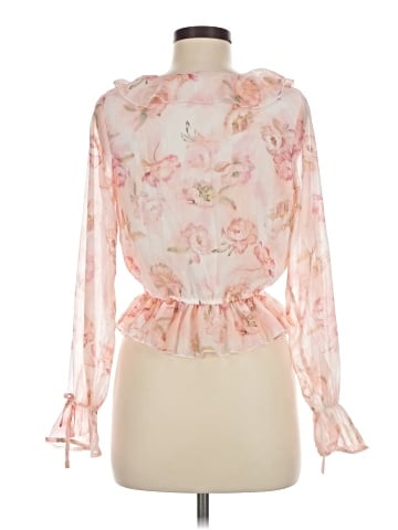 No Comment 3/4 Sleeve Blouse (view 2)