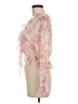 No Comment 100% Polyester Pink 3/4 Sleeve Blouse Size M - photo 5