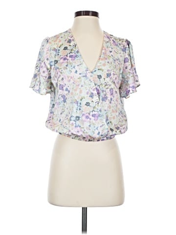 ASTR The Label Short Sleeve Blouse (view 1)
