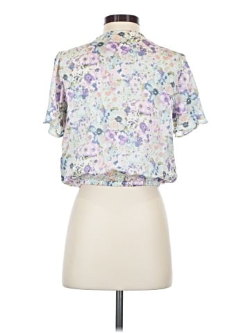 ASTR The Label Short Sleeve Blouse (view 2)
