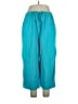 Basic Editions 100% Cotton Teal Casual Pants Size XL - photo 1