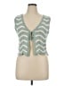 No Comment 100% Acrylic Green Cardigan Size XL - photo 1