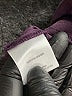 ModCloth 100% Polyester Purple Short Sleeve Blouse Size M - photo 8