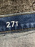 J.Crew Solid Blue Jeans Size 27 waist (tall) - photo 8