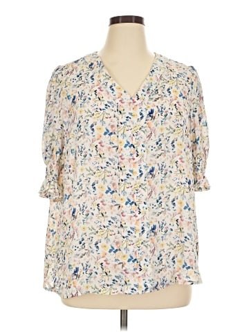 Jones & Co Short Sleeve Blouse (view 1)
