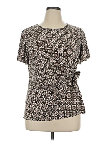 Liz Claiborne Short Sleeve Blouse (view 1)