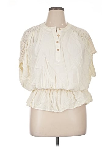 Democracy 3/4 Sleeve Blouse (view 1)