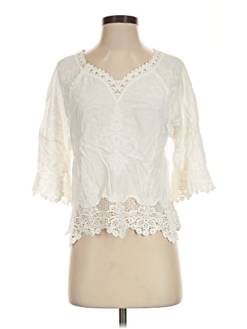 Democracy 3/4 Sleeve Blouse (view 1)