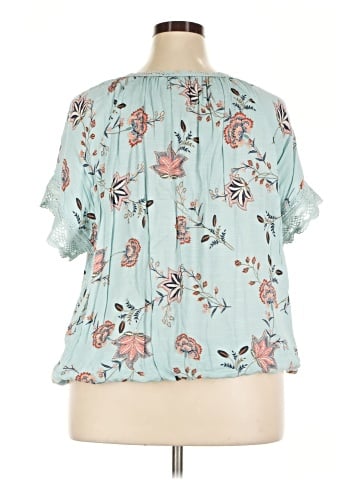 American Rag Cie Short Sleeve Blouse (view 2)