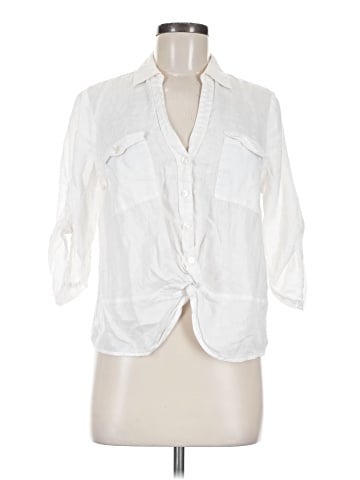 INC International Concepts 3/4 Sleeve Button-Down Shirt (view 1)