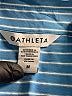 Athleta 100% Polyester Stripes Blue Long Sleeve Blouse Size M - photo 7