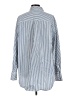 Gap 100% Cotton Stripes Blue Long Sleeve Button-Down Shirt Size L (tall) - photo 2