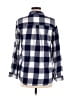 Old Navy Checkered-gingham Blue 3/4 Sleeve Button-Down Shirt Size XXL - photo 2