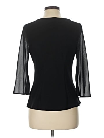S.L. Fashions 3/4 Sleeve Top (view 2)