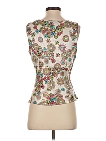 Jaloux Sleeveless Silk Top (view 2)