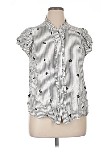 Jane and Delancey Sleeveless Button-Down Shirt (view 1)