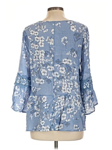 Unique Spectrum 3/4 Sleeve Blouse (view 2)