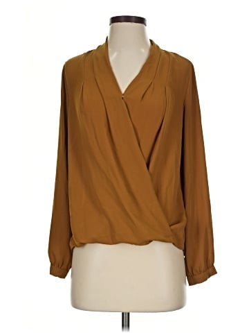 Ann Taylor Factory Long Sleeve Blouse (view 1)