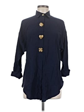 R&M Richards 3/4 Sleeve Button-Down Shirt (view 1)