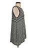 Max Studio White Silver Sleeveless T-Shirt Size S - photo 4