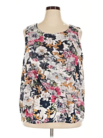 Roz & Ali Sleeveless Blouse (view 1)