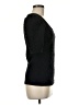 Deletta Black Short Sleeve Top Size M - photo 4