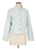 Allegra K 100% Polyester Checkered-gingham Blue Jacket Size M - photo 1