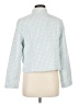 Allegra K 100% Polyester Checkered-gingham Blue Jacket Size M - photo 2