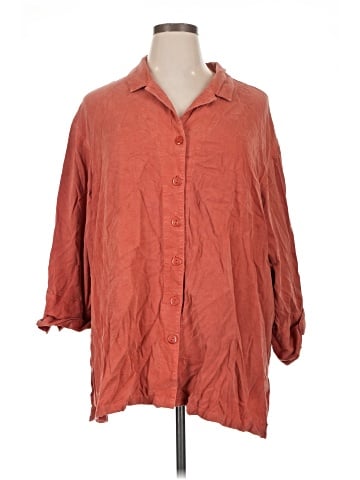 Tianello 3/4 Sleeve Button-Down Shirt (view 1)