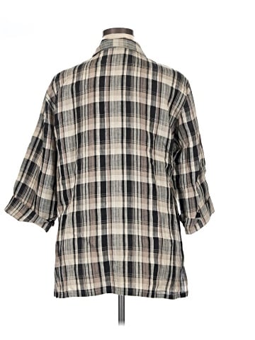 Chico's Design 3/4 Sleeve Button-Down Shirt (view 2)