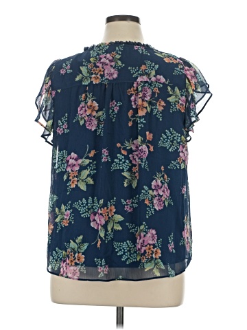 LC Lauren Conrad Short Sleeve Blouse (view 2)