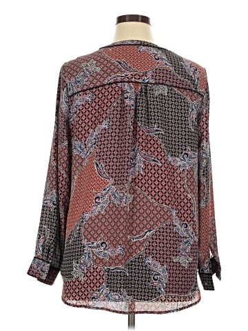 Roz & Ali Long Sleeve Blouse (view 2)