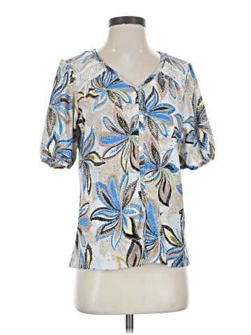 Adrienne Vittadini Short Sleeve Blouse (view 1)