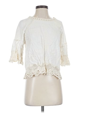 Democracy 3/4 Sleeve Blouse (view 1)