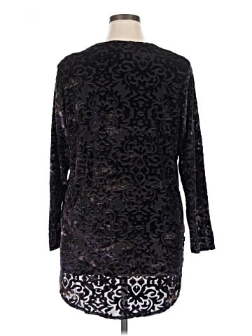Ruff Hewn Long Sleeve Blouse (view 2)