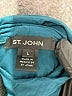 St. John Teal Long Sleeve Turtleneck Size L - photo 7