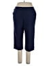 Alfred Dunner Blue Active Pants Size 14 - photo 1