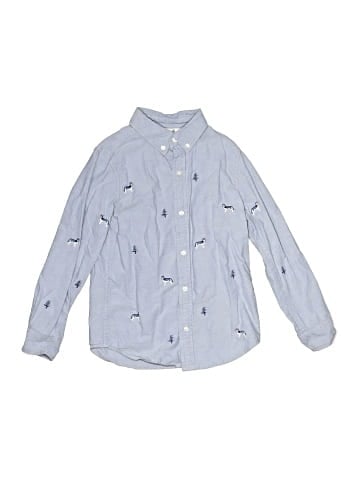 Janie and Jack Long Sleeve Button-Down Shirt (view 1)