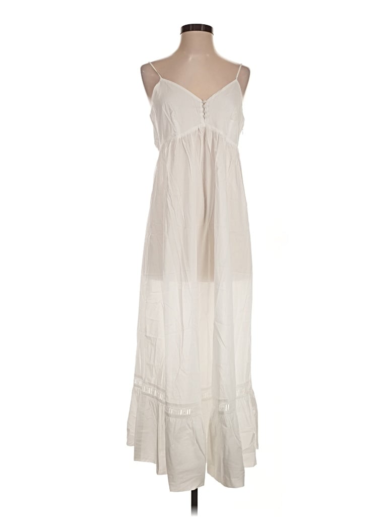 Pre-owned Frankies Bikinis Casual Dress In Ivory