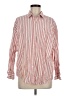 Old Navy Stripes Red Long Sleeve Button-Down Shirt Size M - photo 1