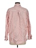 Old Navy Stripes Red Long Sleeve Button-Down Shirt Size M - photo 2