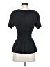 Soprano Black Short Sleeve Top Size XS - photo 2