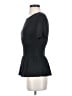 Soprano Black Short Sleeve Top Size XS - photo 5