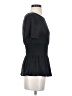 Soprano Black Short Sleeve Top Size XS - photo 4