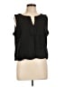Chico's 100% Linen Black Sleeveless Blouse Size Lg (2) - photo 1