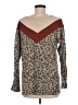 Reba Animal Print Brown Pullover Sweater Size M (estimated) - photo 2